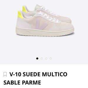 ISO VEJA V-10 SUEDE MULTICO SABLE PARME SIZE 38